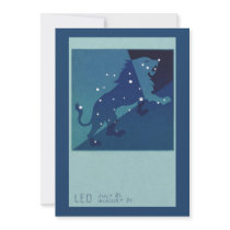 Vintage Leo invitations by YesterdayCafe Vintage Leo invitations