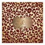 Vintage Leopard spots + swirls Announcements