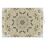 Vintage Letter Game Cards Mandala