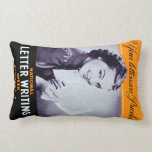 Vintage Letter Writing Throw Pillow