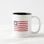 Vintage Liberia Flag Mugs