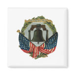 Vintage Liberty Bell Refrigerator Magnets