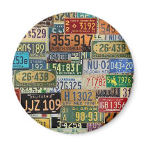 Vintage License Plates magnets by JuJuGarden Vintage License Plates magnets