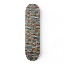 Vintage License Plates Skateboard