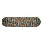 Vintage License Plates Skateboard