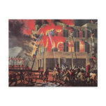 Vintage Life of a Fireman Postcard