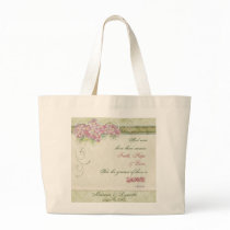 Vintage Lilac Hydrangea - Bride's Get Away Bag