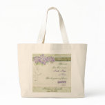 Vintage Lilac Hydrangea - Bride's Get Away Bag