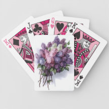 Vintage Lilacs Card Deck