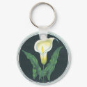 Vintage Lily Flower keychains by Vintage_Gifts Vintage Lily Flower keychains