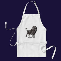 Vintage Lion Apron aprons