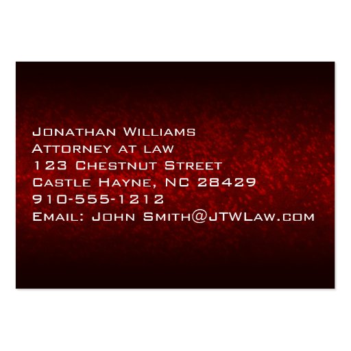 Vintage Lion & Leather Premium Business Cards (back side)