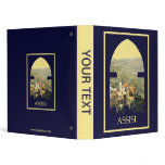 Vintage Litho Travel ad Assisi Italy binders