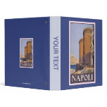 Vintage Litho Travel ad Naples Italy binders
