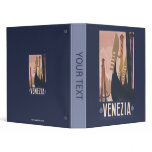 Vintage Litho Travel ad Venice Italy binders