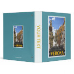 Vintage Litho Travel ad Verona Italy binders