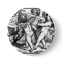 Vintage Little Book Carrying Cherubs Bookmark buttons by MyBookmarks Vintage Little Book Carrying Cherubs Bookmark buttons