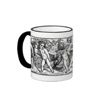 Vintage Little Book Carrying Cherubs Bookmark mugs by MyBookmarks Vintage Little Book Carrying Cherubs Bookmark mugs