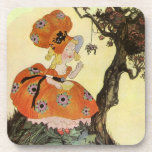 Vintage Little Miss Muffet w Spider Nursery Rhyme