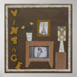 Vintage Living Room Posters