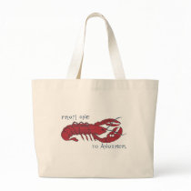 Vintage Lobster Canvas Bag
