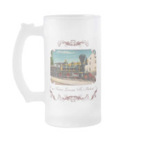 Vintage Locomotive Frosted Mug
