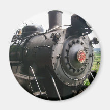 Vintage Locomotive Railroad Train Magnets