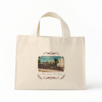 Vintage Locomotive Tote Bag
