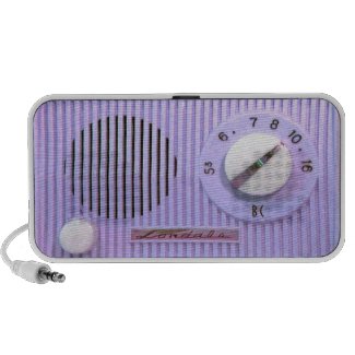 Vintage Londale Radio - Purple doodle