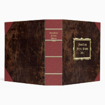 Vintage-Look 2" Personalized Photo Album Binder