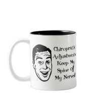 Vintage-Look Chiro Ad 2 Mug by chiropracticbydesign Vintage-Look Chiro Ad 2 Mug