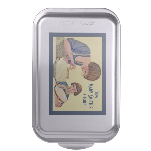 Vintage-Look Custom Cake / Baked Goods / Food Pan Cake Pan-2