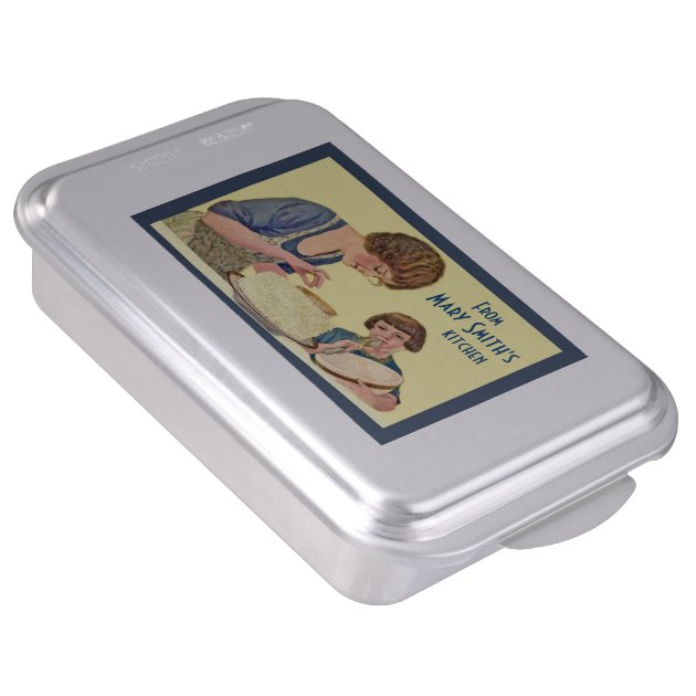 Vintage-Look Custom Cake / Baked Goods / Food Pan Cake Pan-3