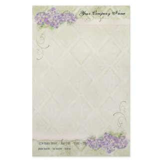 Vintage Look Lilac Hydrangea - Small Stationery stationery