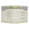 Vintage Look Lilac Hydrangea - Wedding Planner binder
