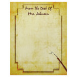 Vintage Look Personal Stationery Personalized Letterhead