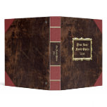 Vintage Look Personalized Photo Album or Genealogy Vinyl Binders