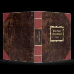 Vintage Look Personalized Photo Album or Genealogy Vinyl Binders