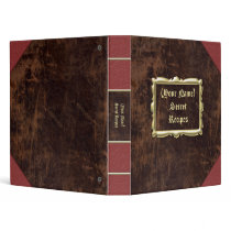 Vintage Look Personalized Recipe Binder by cutencomfy Vintage Look Personalized Recipe Binder