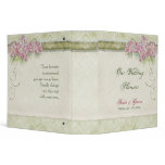Vintage Look Pink Hydrangea - Wedding Planner binders