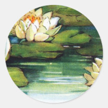 Vintage Lotus Stickers