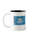 Vintage LOUISIANA Flag mugs by flagshirts Vintage LOUISIANA Flag mugs
