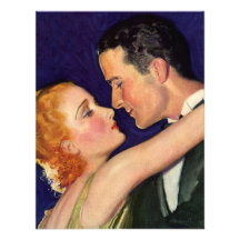 Vintage Love and Romance, Romantic Hollywood Personalized Invites
