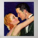Vintage Love and Romance, Romantic Hollywood Poster