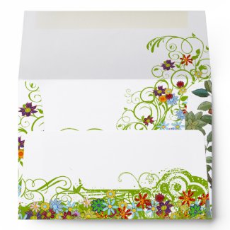 Vintage Love Birds Wedding Envelopes envelope