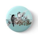 Vintage Love Birds Wedding Invitation button