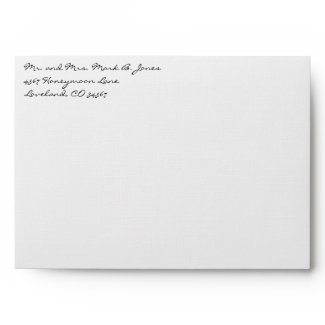 Vintage Love Birds White Flower Branch Envelopes envelope