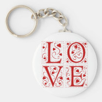 Vintage Love keychains
