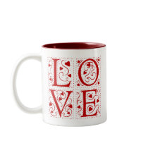 Vintage Love mugs