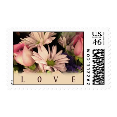 Vintage Love Postage Stamps by perfectpostage